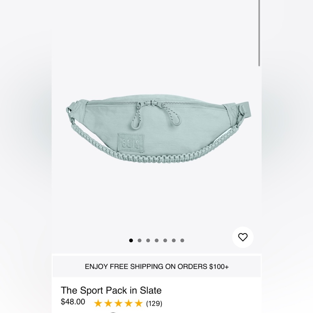 BEIS sport pack NWT in color Slate